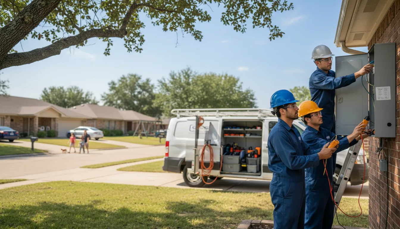 Certified electrician providing emergency electrical services in Centertown, KY